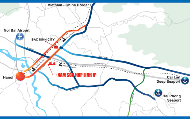 5美元/㎡/月(未含10%vat) 離海防港110km 離