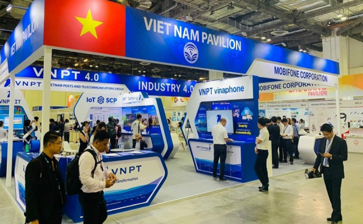 2019年亚洲科技盛会展示越南制造技术产品